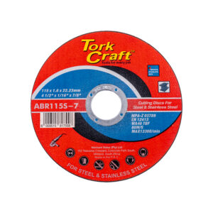 Cutting Disc Steel & Ss 115 X 1.6 X 22.2mm - Minimum QTY 10