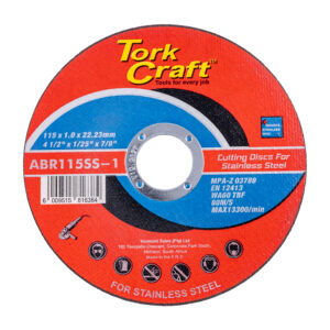 CUTTING DISC STAINLESS STEEL 115 x 1.0 X 22.22 Mm - Minimum QTY 10