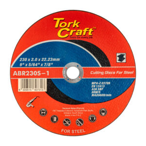 CUTTING DISC FOR STEEL 230 X 2.0 X 22 - Minimum QTY 5