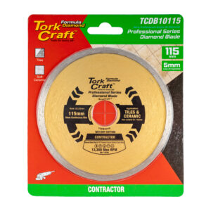 DIAMOND BLADE 115MM CONT.RIM