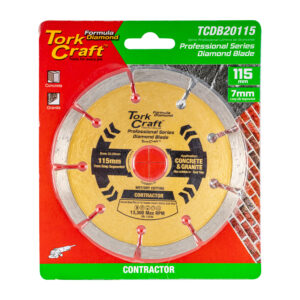 DIAMOND BLADE 115MM SEGMENTED PROFESIONAL - Minimum QTY 100